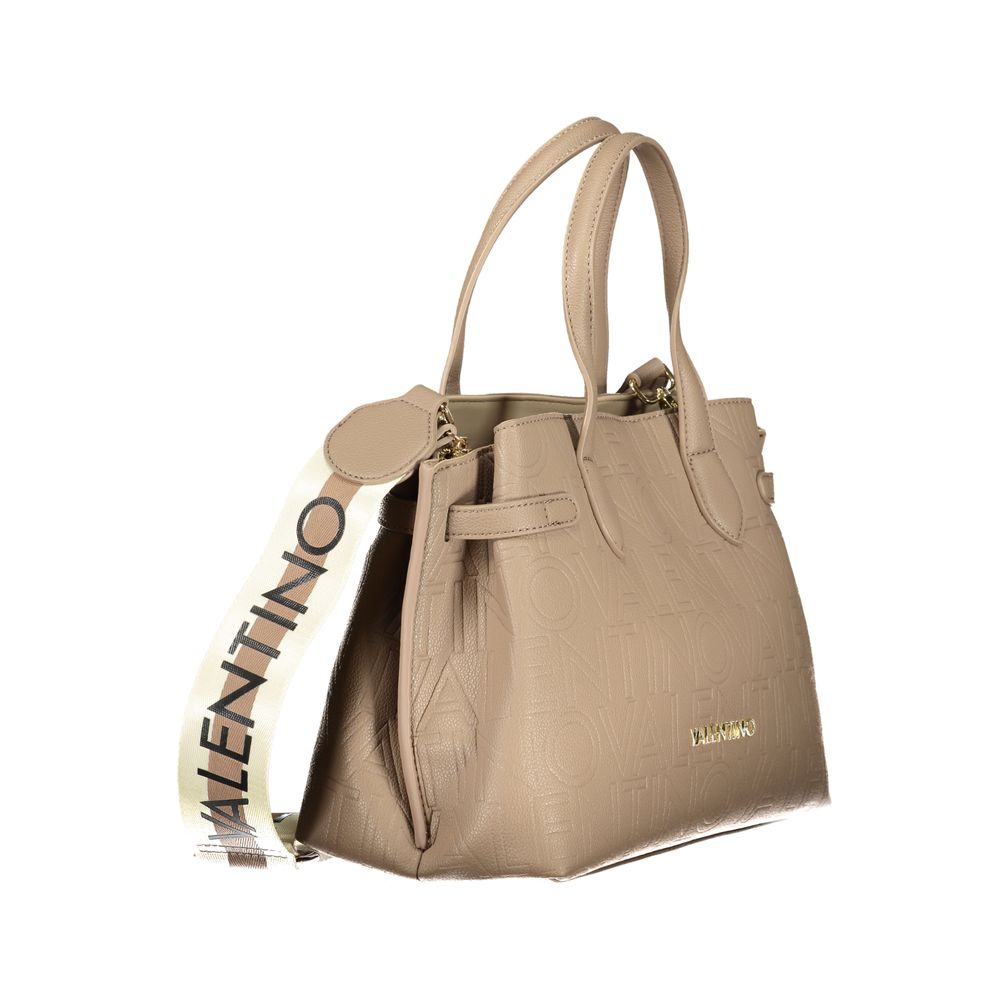 Valentino Brown Polyethylene Handbag