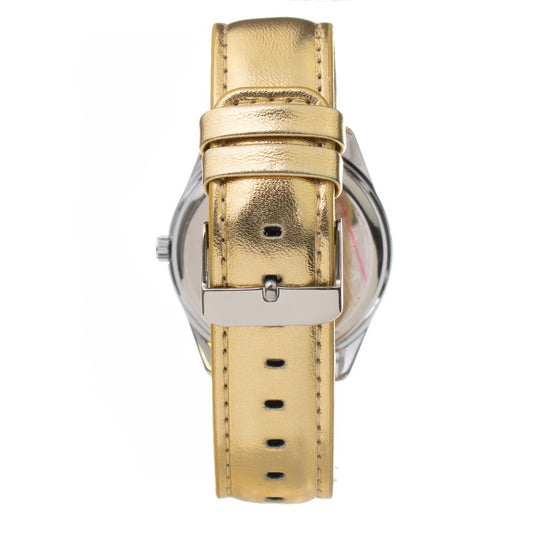 Orologio elegante in pelle dorata ARABIANS