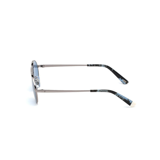 Occhiali da sole in metallo grigio WEB EYEWEAR