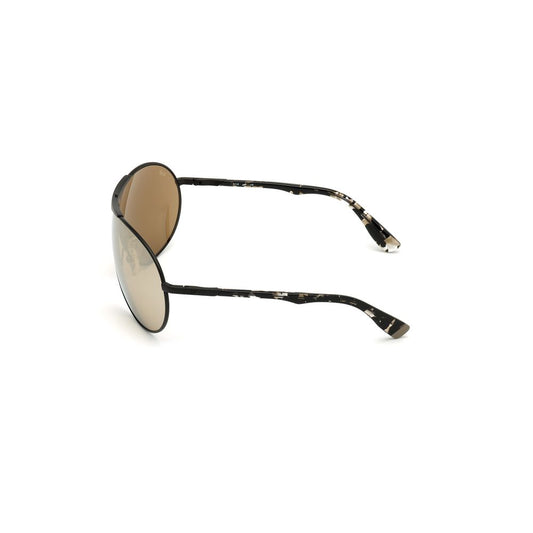 Occhiali da sole in metallo nero WEB EYEWEAR