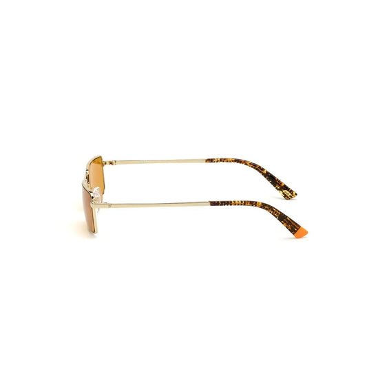 Occhiali da sole in metallo dorato WEB EYEWEAR