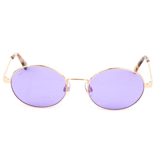 Occhiali da sole in metallo dorato WEB EYEWEAR