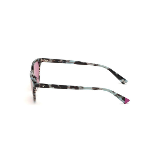 WEB EYEWEAR Occhiali da sole in plastica marrone
