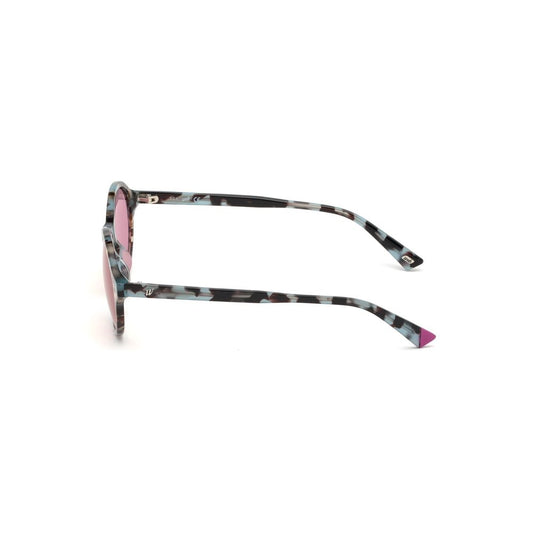 WEB EYEWEAR Occhiali da sole in plastica marrone