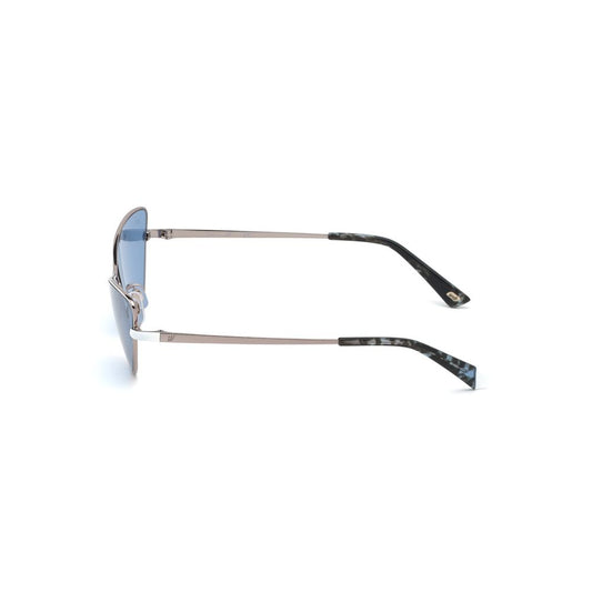 Occhiali da sole in metallo dorato WEB EYEWEAR