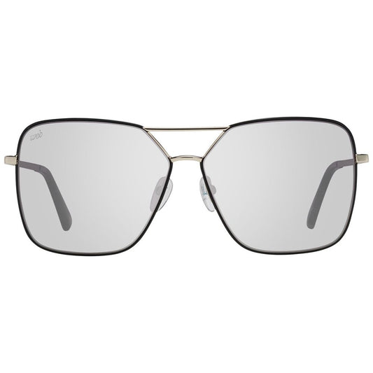 Occhiali da sole in metallo dorato WEB EYEWEAR