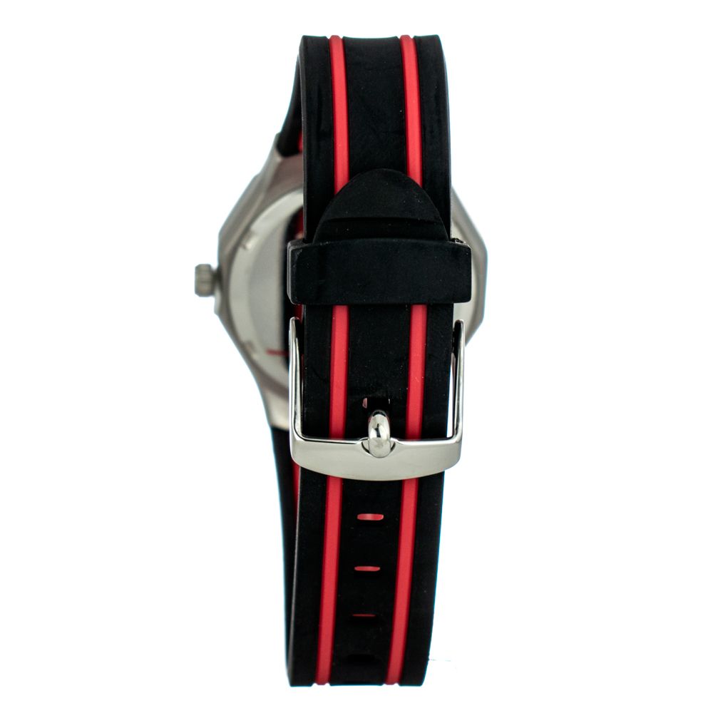 Orologio sportivo JUSTINA in gomma nera