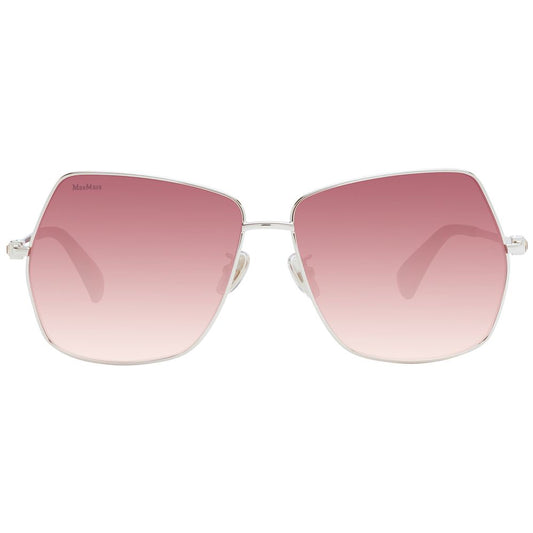 Occhiali da sole Max Mara in metallo argentato