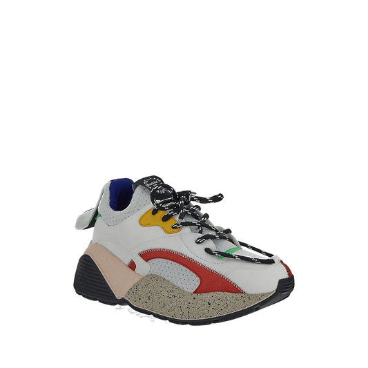 Sneakers alte in pelle vegana bianca Stella McCartney