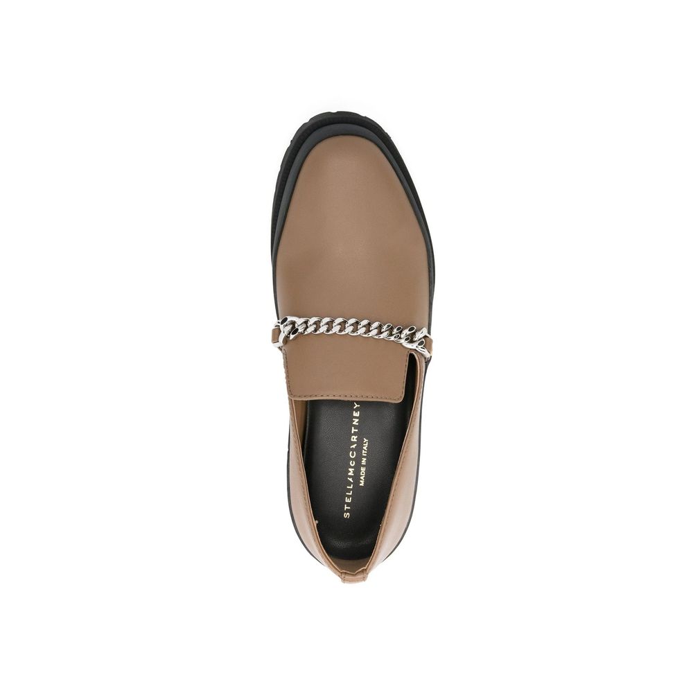 Mocassini slip-on in pelle vegana marrone Stella McCartney