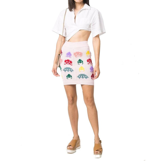 Minigonna in cotone multicolore Stella McCartney