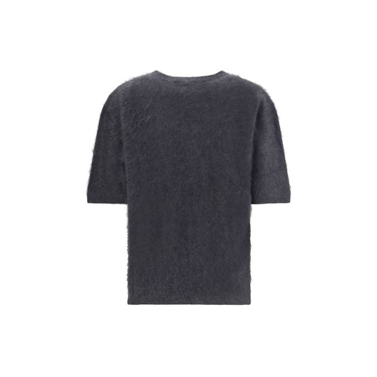 Maglione in cashmere grigio Lisa Yang