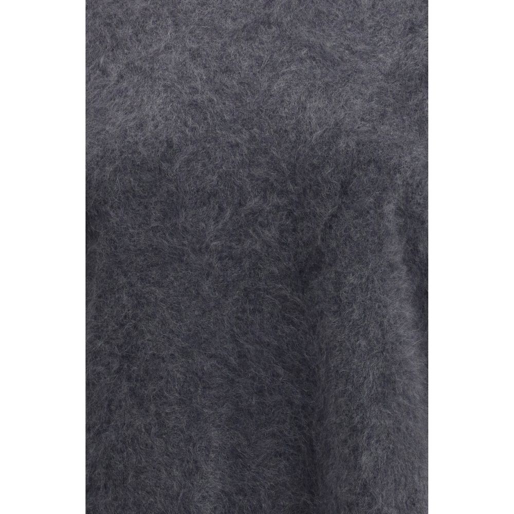 Maglione in cashmere grigio Lisa Yang