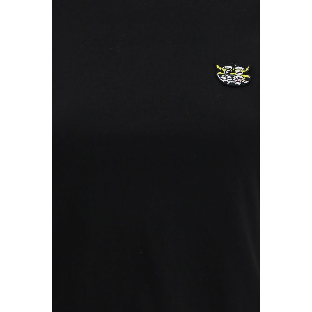 T-shirt nera in cotone Kenzo