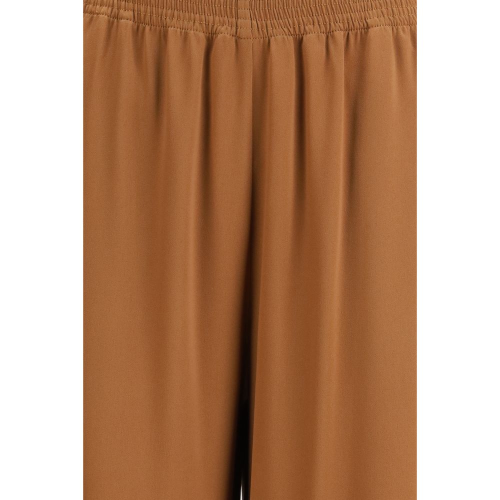 Pantaloni Casual Fabiana Filippi in Viscosa Beige