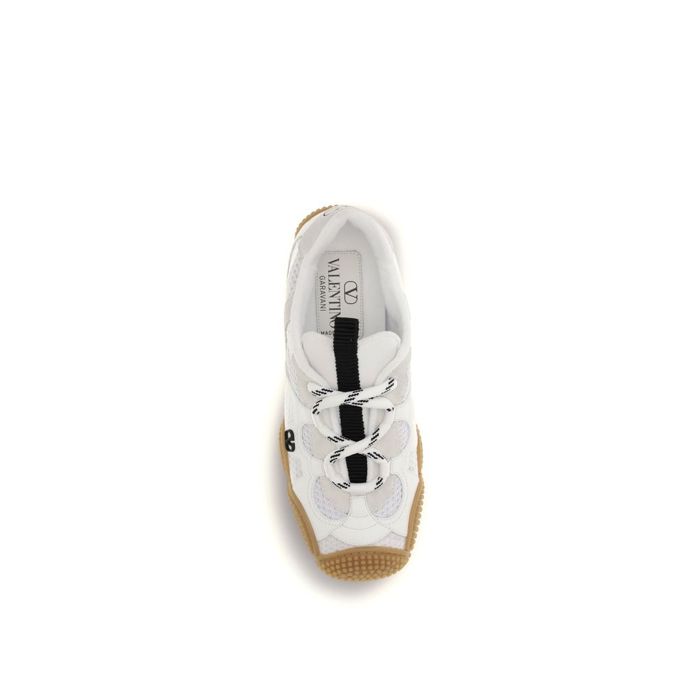 Sneakers sportive Valentino Garavani in poliammide bianco
