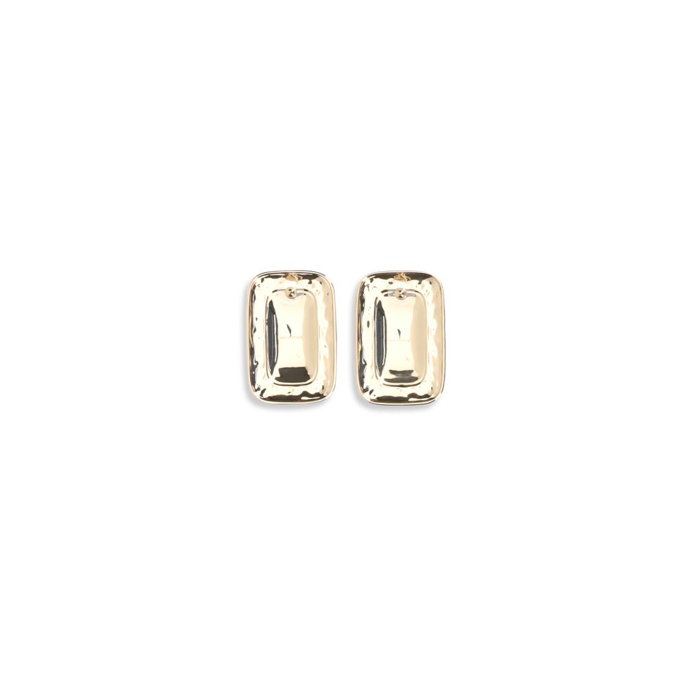 Orecchini in ottone dorato con autoritratto