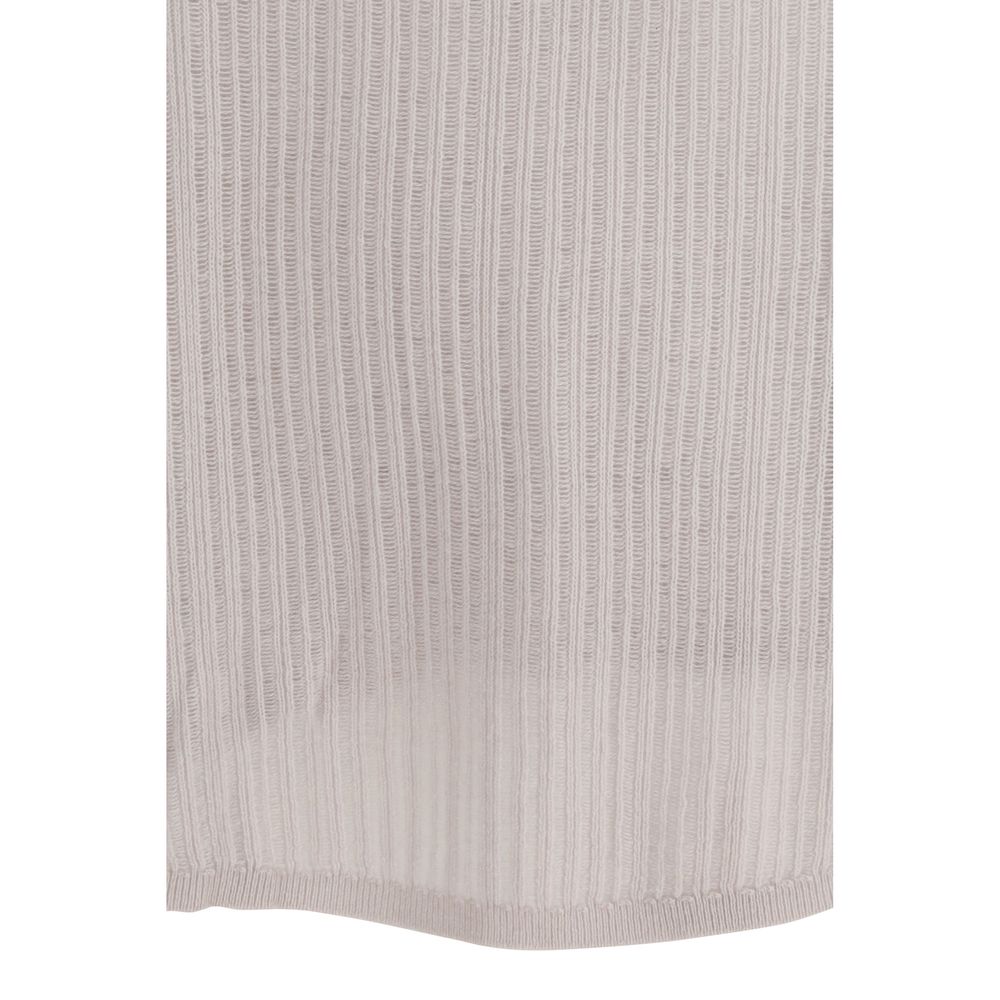 Maglione in cashmere bianco Allude
