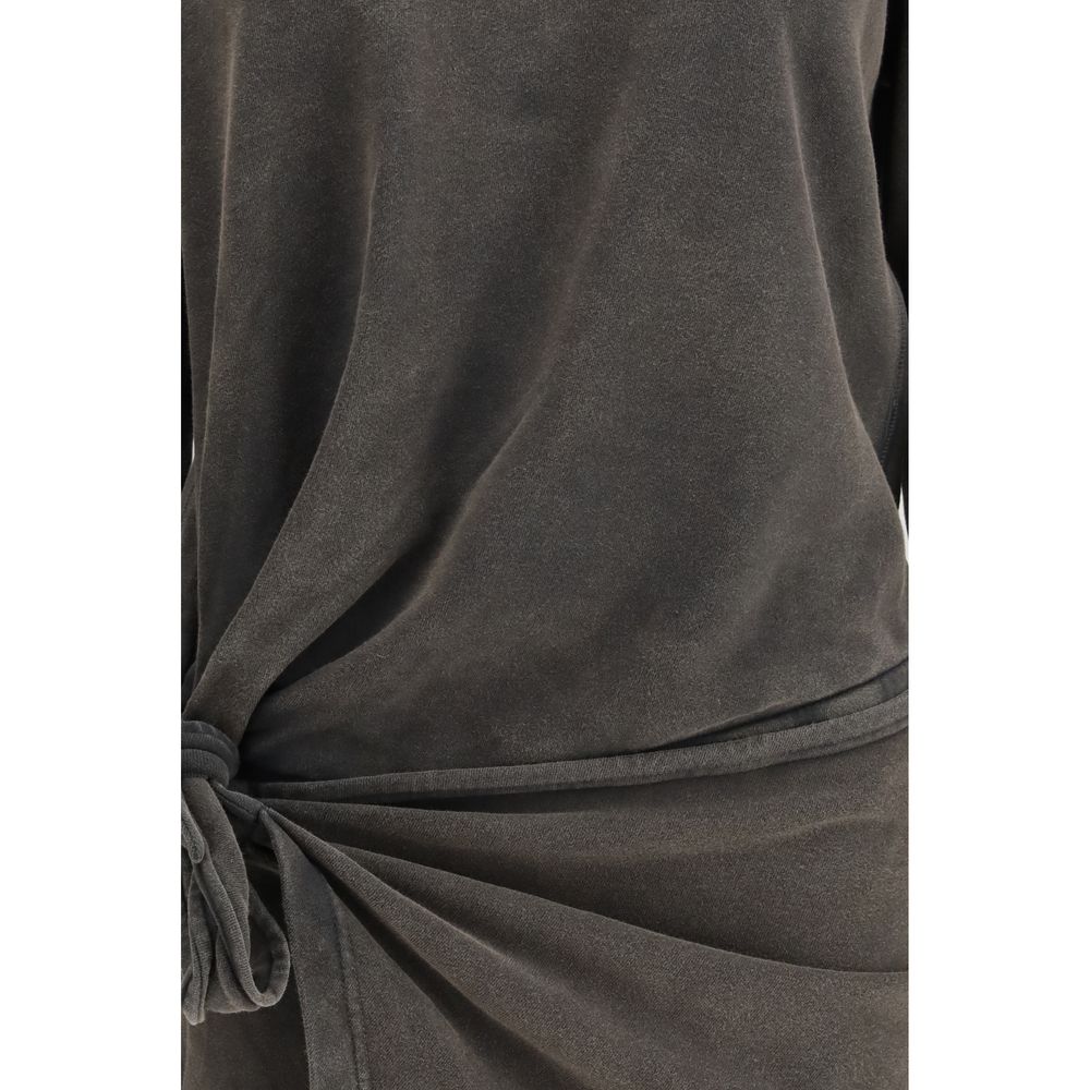 Abito casual in cotone grigio Marant Etoile