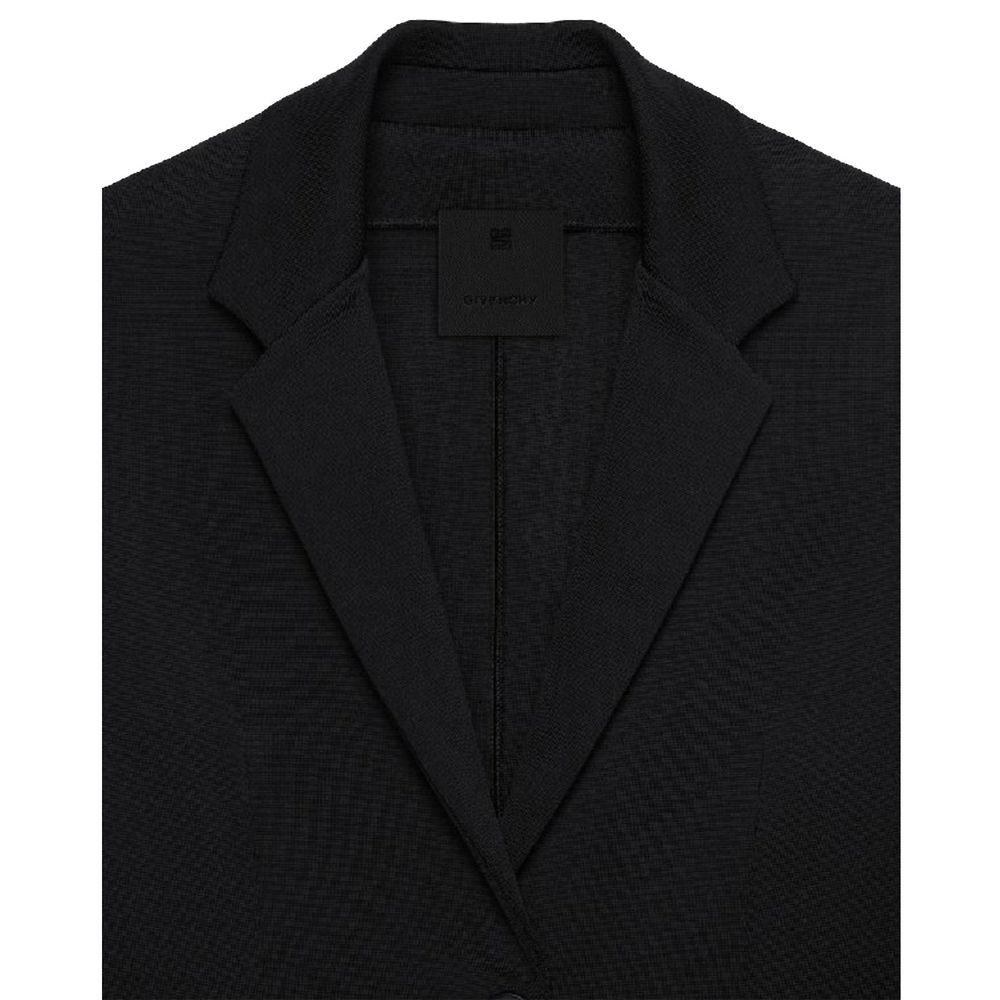 Blazer nero in elastan Givenchy