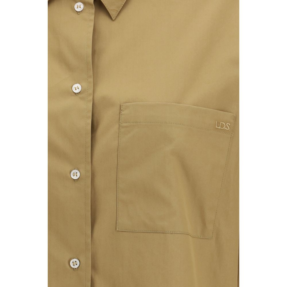Camicia Loulou De Saison in cotone beige