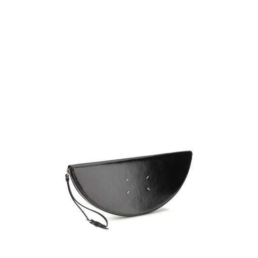 Borsa a mano Margiela Bos Taurus in pelle di vitello nera