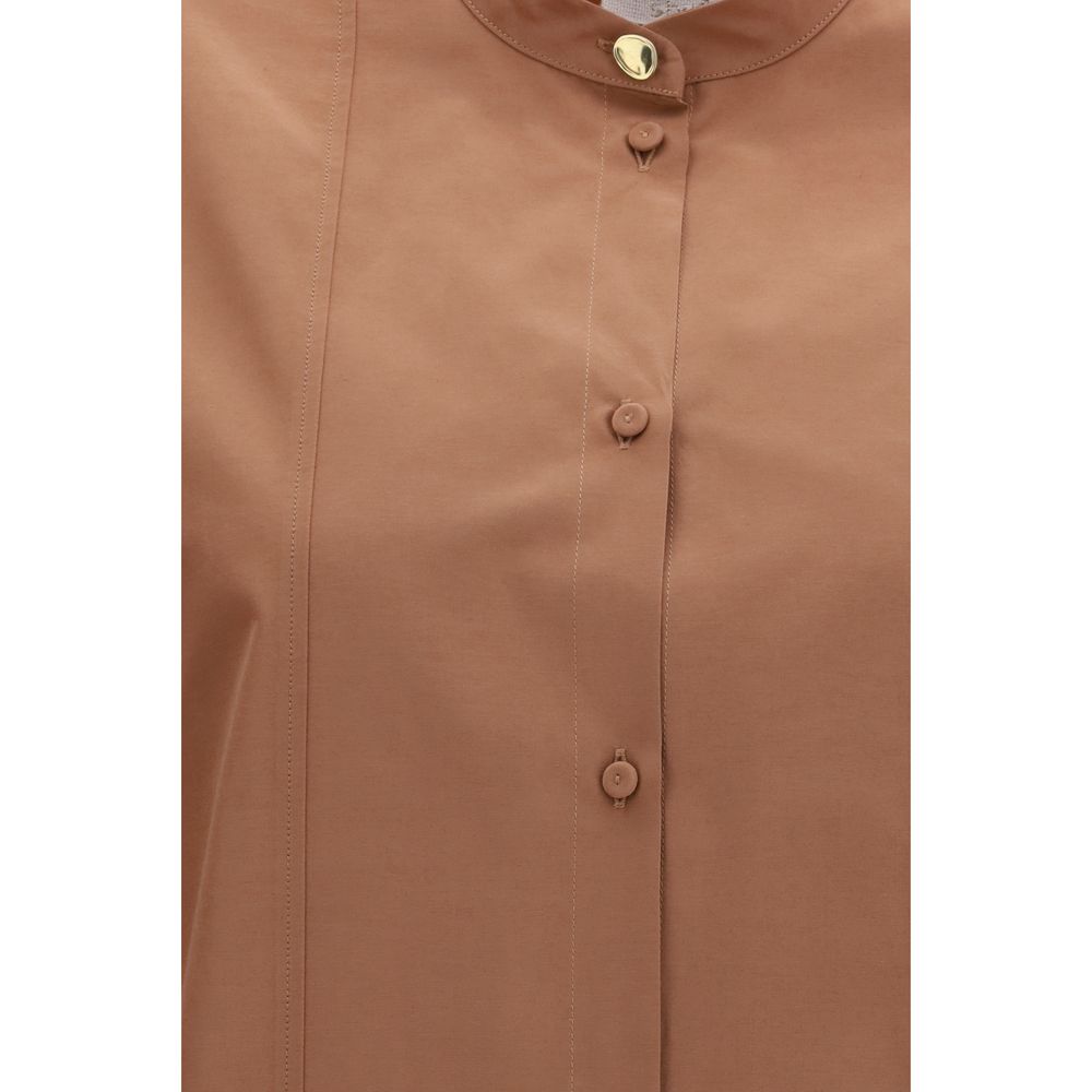 Camicia in poliestere multicolore Forte_Forte