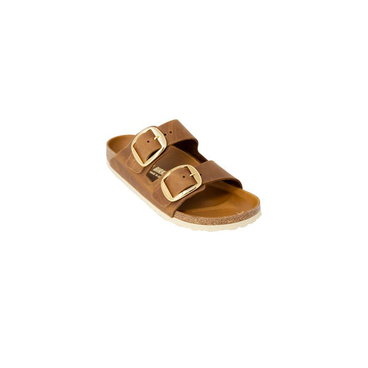 Ciabatte Birkenstock in pelle marrone