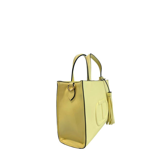 Borsa a tracolla in polietilene bicolore Twinset