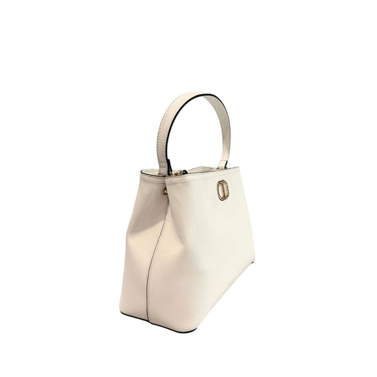 Borsa a mano da donna Twinset in PU bianco