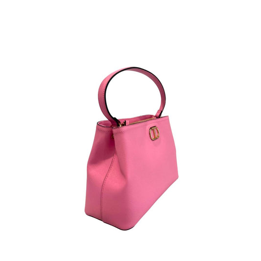 Borsa a mano da donna Twinset in PU rosa