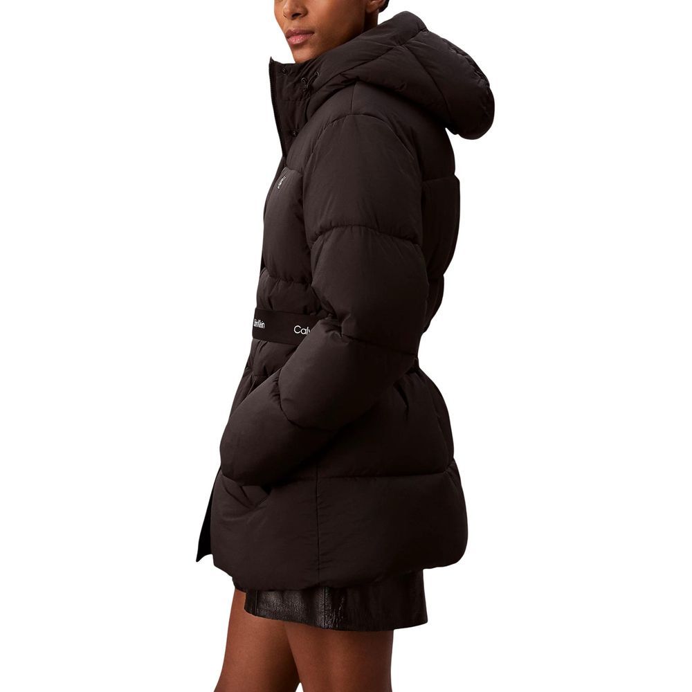 Calvin Klein Jeans Black Polyamide Coat