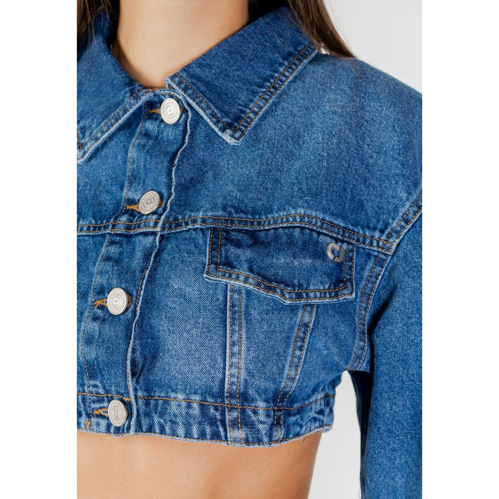 Colcci Blue Cotton Denim Jacket