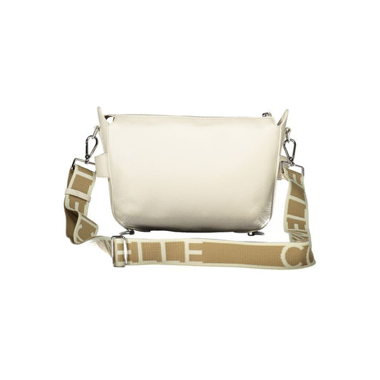Coccinelle Bianco Leather Women Handbag