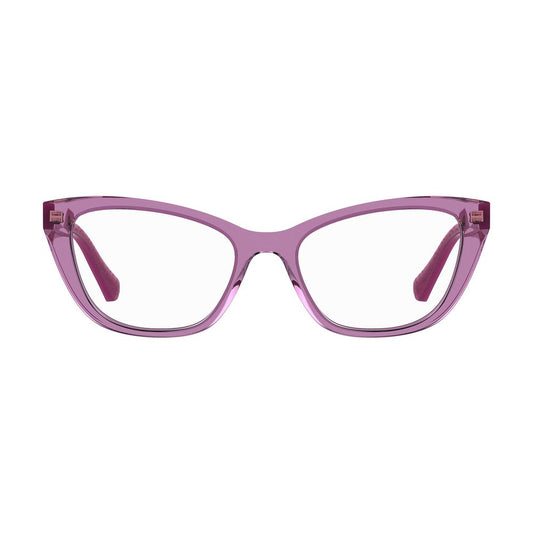 Love Moschino Purple Cellulose Propionate Glasses (Frames)