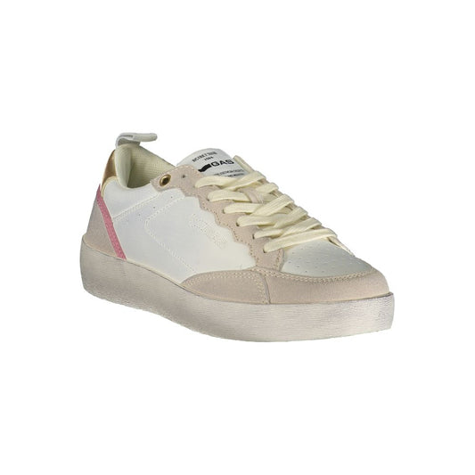 Gas Bianco Polyurethane Women Sneaker