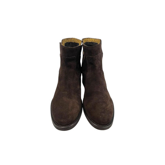 Borbonese Brown Leather Women Boot