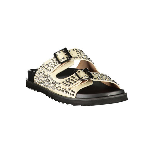 Laura Biagiotti Beige Polyurethane Women's Slipper