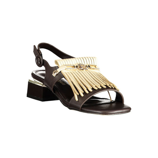Laura Biagiotti Brown Polyurethane Women's Sandal