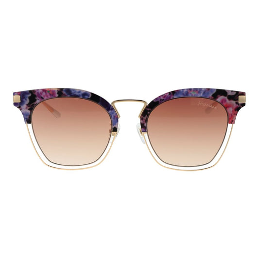 Ana Hickmann Gold Metal Sunglasses