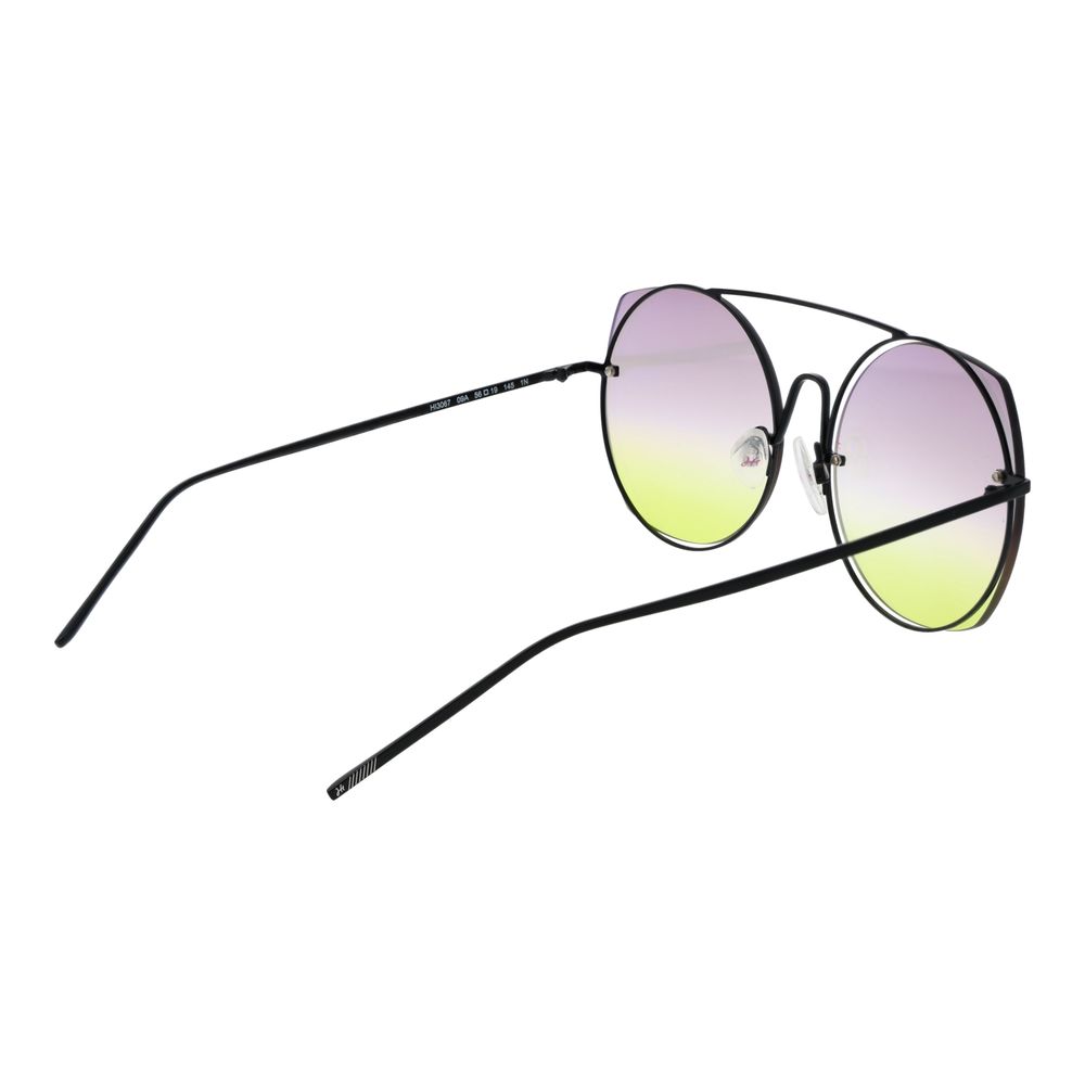 Ana Hickmann Black Metal Sunglasses