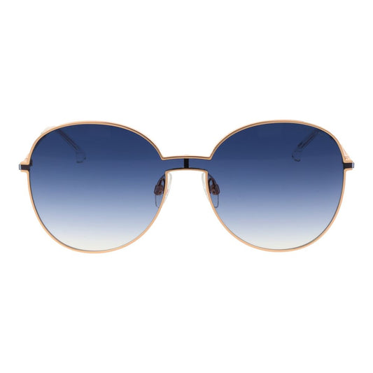 Ana Hickmann Gold Metal Sunglasses