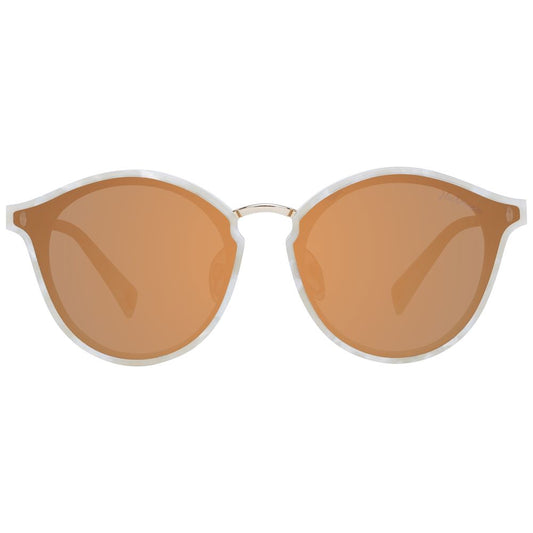 Ana Hickmann Beige Plastic Sunglasses