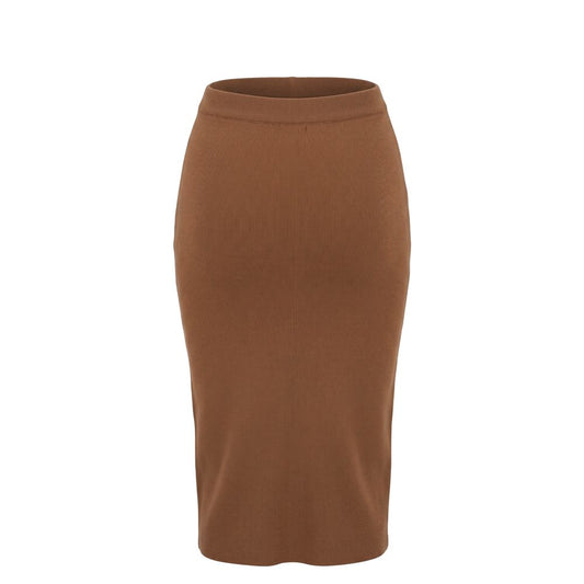 Malo Beige Cotton Women's Skirt