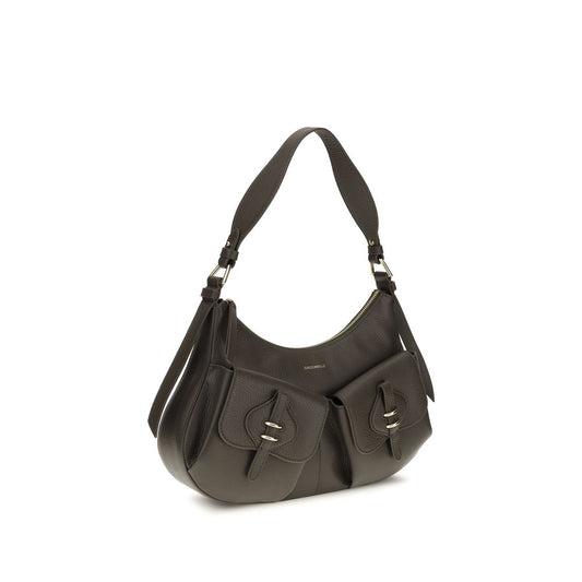 Coccinelle Brown Calf Leather Bos Taurus Shoulder Bag