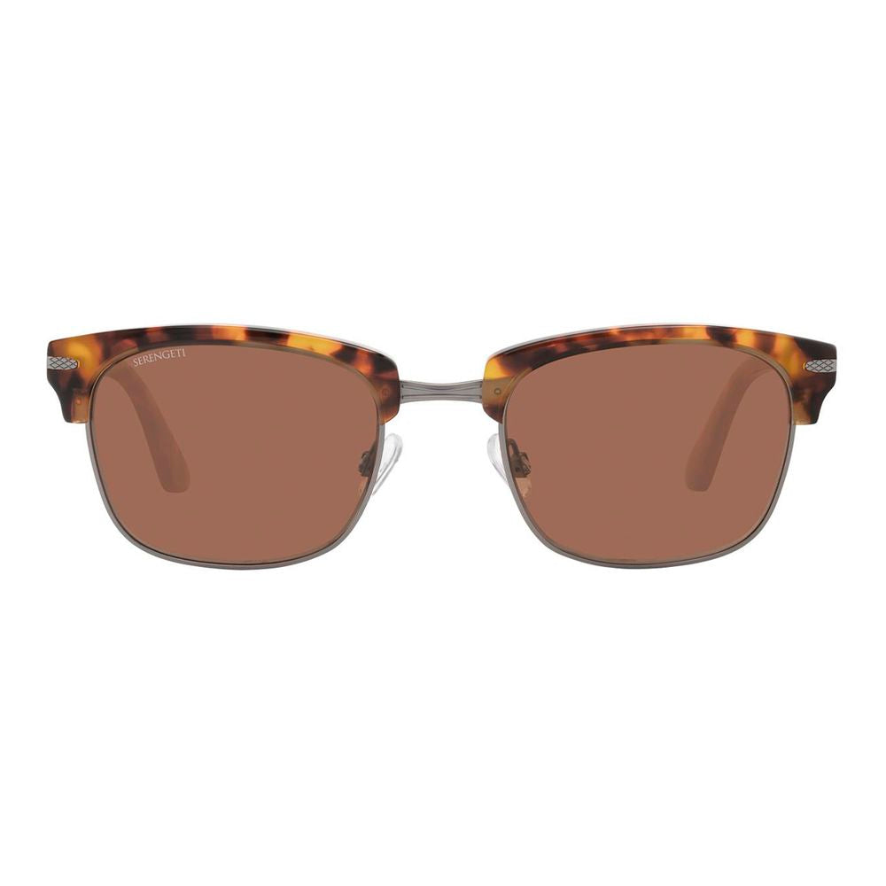 Serengeti Brown Resin Sunglasses