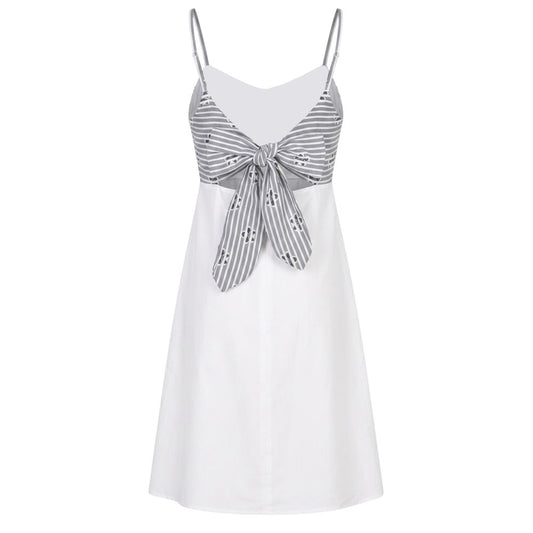 Trussardi Jeans White Cotton Women Dress