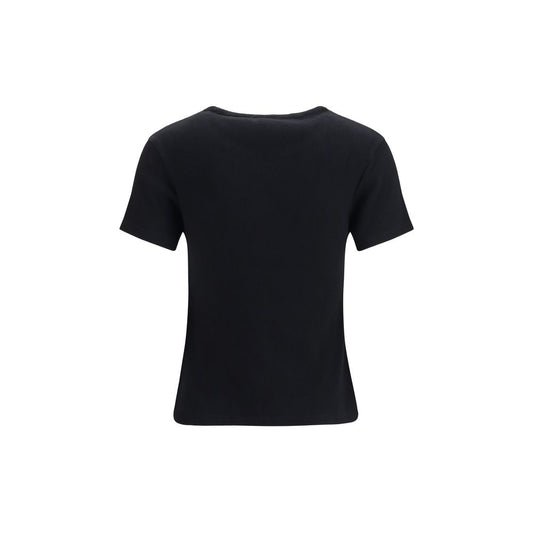 Off-White Black Cotton T-Shirt
