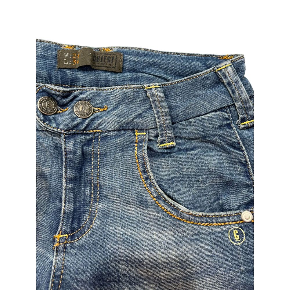 Jeans da donna in cotone blu Object