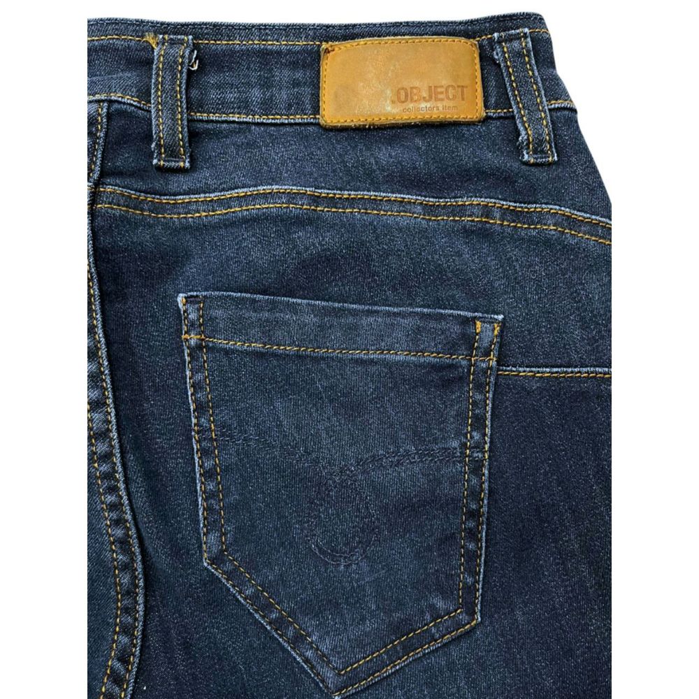 Jeans da donna in cotone blu Object